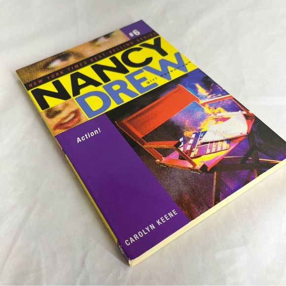 Action!  ~ Nancy Drew Girl Detective Series Book 6, By Carolyn Keene - Picture 4 of 9